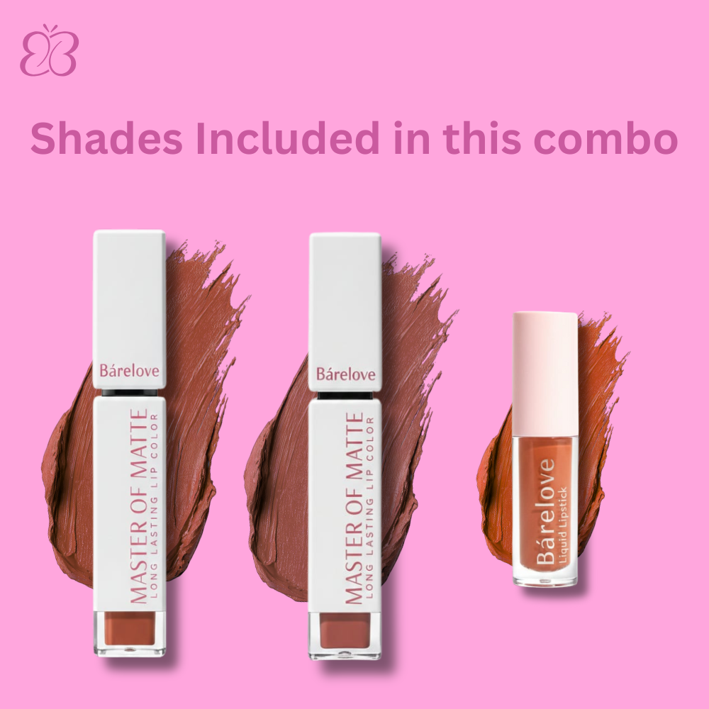 BL - 003 GIFT SET COMBO 2  w BL-008(NUDE, BROWN)